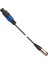 OEM Powermaster LD384 Specon Erkek - Canon Dişi Çevirici Kablo 1 Metre 1