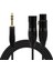 OEM Powermaster LD390A Canon Erkek Dişi + 6.3mm Stereo Erkek 1.5 Metre Kablo 3