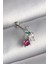 316L Çelik Gümüş Renk Zirkon Taşlı Tragus Piercing - TJ-PR1227 1