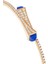 Zarif Lapis Lazuli ve Pırlantalı 18K Rose Gold Bilezik 4