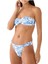 Positano Mavi Yaprak Bikini Altı 2