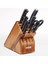 Gourmet 10 Parçalı Akasya Bıçak Bloğu Seti 1