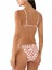 Çarpıcı Kiraz Desenli Bikini Altı - Beyaz 3