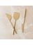 Çekiçlenmiş Metal Peynir Bıçakları, 3'lü Set 1