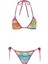 Çizgili Üçgen Bikini Seti 5