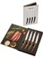 Portehouse 4 Parça Steak Knife Seti, Paslanmaz Çelik ve Ahşap Sap 1