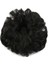 Saçlı Lastikli Topuz Toka / Siyah 2