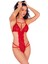 Kırmızı Dantelli Bodysuit 1