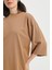 Truvakar Kol Basic Oversize Tişört Kahverengi 2