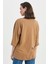 Truvakar Kol Basic Oversize Tişört Kahverengi 5