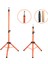 Angel Of Life Kuaför Eğitim Mankeni Için Metal Tripod / Turuncu + Taşıma Çantası 1