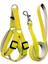 Gezdirme Kayışlı Dokuma Köpek Göğüs Tasma Seti 40*60-110 cm Sarı 1