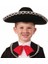 Gümüş Renk Şeritli Meksika Mariachi Latin Şapkası 55 cm Çocuk 1