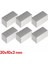 N35 20X10X2 mm Neodyum Mıknatıs 100 Adet, Köşeli, Nikel Kaplamalı Kaliteli ve Dayanıklı Ürün ( Lisinya ) 1
