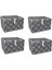 Çok Amaçlı Düzenleyici Kutu Organizer Cırt Cırtlı Hurç Maxi Boy 30CM x 40CM x 50CM (5 Adet) 7644 ( Lisinya ) 5