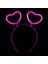 Glow Stick Karanlıkta Yanan Fosforlu Kalp Taç 12 Adet 4