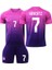 Almanya Euro 2024 Deplasman Kai Havertz Çocuk Forması 3'lü Set Forma+Şort+Çorap (Pembe) 1