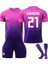 Almanya Euro 2024 Deplasman Ilkay Gündoğan Çocuk Forması 3'lü Set Forma+Şort+Çorap (Pembe) 1