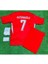Euro 2024 Türkiye Kerem Aktürkoğlu 7 Numara Çocuk 4'lü Set Hediyeli Kırmızı Milli Takım Forması 1