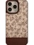 Apple iPhone 11 Pro Max Uyumlu Kılıf Zebana Lily Flowers Silikon Kılıf Kahverengi 1