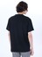 Bisiklet Yaka Baskılı Siyah Erkek T-Shirt M5SM-TST1300 5