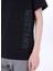 Bisiklet Yaka Baskılı Siyah Erkek T-Shirt M5SM-TST1300 4