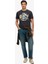 Bisiklet Yaka Lacivert Erkek T-Shirt M1012111A-6Q4_VL Tokyo Relaxed Tee 1