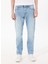 Orta Bel Slim Fit Açık Mavi Erkek Denim Pantolon Vegas Slım - 1209 3