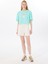 D5SL-TST3508 Mint Bisiklet Yaka Relaxed Baskılı Kadın T-Shirt 2