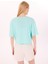 D5SL-TST3508 Mint Bisiklet Yaka Relaxed Baskılı Kadın T-Shirt 5