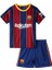 Barcelona Messi 2017/18 Sezon Çocuk Futbol Forma 2'li Set Forma ve Şort 1