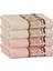 Sunset Bambu Havlu 4 Adet 50 x 80 (2 Krem-2 Pembe) 1