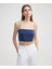 Kare Yaka Crop Bluz IS1250006095015 1