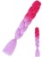 Afrika Örgüsü Ombreli Sentetik Saç 100 gr Neon Pembe - Lila 2