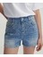 Hotfix Baskılı Denim Şort IS1250013075629 2