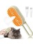 1-3pcs Kedi Tarağı Buhar Fırçası, Masaj Için Elektrikli Püskürtücü Forcats Evcil Hayvan Bakım Aleti Dökülme 3'te 1 Elektrik Spreyleri Masaj Tarakları Kahverengi (Yurt Dışından) 1