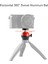Mini Bilye Başlıklı Fotoğraf Makinesi Tripod Bağlantısı 360° Dönebilen Evrensel 1/4 Inç Arayüz (Yurt Dışından) 5