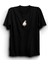 Little Penguin, Minik Penguen, Baskılı Siyah Unisex %100 Pamuk Tişört 1