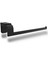 Banyo Kağıt Havluluk Standı Lavabo Mutfak Aparat Uzun Kağıtlık 26 cm Paslanmaz Metal Sağlam Siyah 3