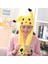 Sevimli Tavşan Kulakları Şapka Hareketli Pikachu Tavşan Yumuşak Atlama Kap Komik Oyuncak Kız Karikatür Kawaii Peluş Şapka Oyuncaklar Yetişkin Çocuklar Için Hediye (Yurt Dışından) 2