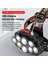 8 Led'li Süper Parlak Baş Lambası 4 Aydınlatma Modu Ayarlamalı Baş Bandı (Yurt Dışından) 3