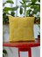 Bohem 4'lü Dekoratif Yastık Kılıfı Kırlent Kılıfı 45 x 45 cm Sarı Ananas Desen 2