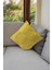 Bohem 4'lü Dekoratif Yastık Kılıfı Kırlent Kılıfı 45 x 45 cm Sarı Ananas Desen 3