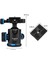 Alüminyum Kameranın 10 kg Taşıma Kapasiteli 360° Dönebilen Tripod Başlığı (Yurt Dışından) 4