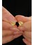 Gümüş Altın Yaldızlı Mucize Kalp Küpe SGTL12832GOLD 2