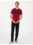 Erkek Bordo Kısakol Pijama Takımı 50314414-900 1
