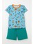 Girls & Boys Erkek Bebek Pijama Takımı Hayvanlar Alemi Temalı 9 Ay-3 Yaş, Bebe Mavisi 1