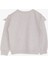 Kız Çocuk Sweatshirt Güpürlü 6-12 Yaş, Bej Melanj 2