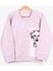 Kız Çocuk Sweatshirt Köpek Baskılı 2-6 Yaş, Bej Melanj 1