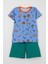Girls & Boys Erkek Bebek Pijama Takımı Hayvanlar Alemi Temalı 9 Ay-3 Yaş, Mavi 1
